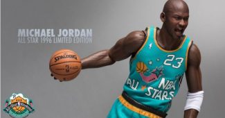 Figurine articulée de Michael Jordan de la marque ENTERBAY